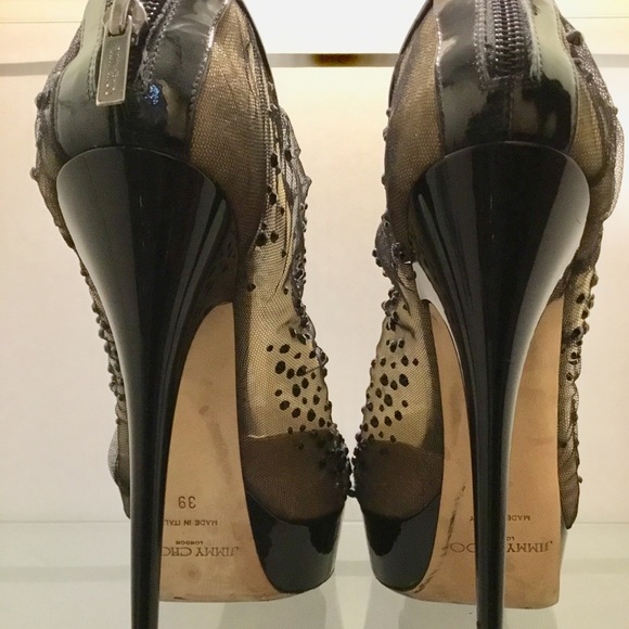 🔥♥♥️HP♥️♥️ Jimmy Choo Women's Platform Booties - Picture 4 of 7